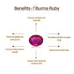 Burmese Ruby (Manikya)